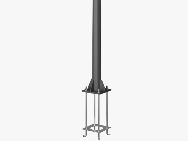 Octagonal light poles Octagonal light poles